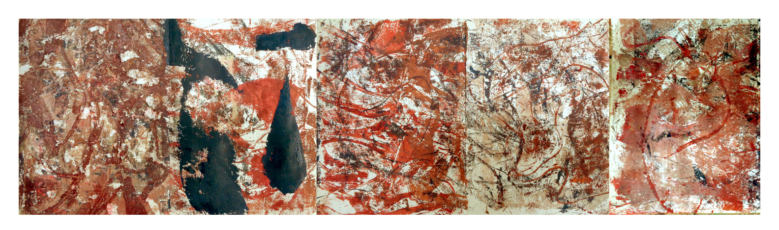 Mmoire,monotype, 101 x 28 cm, 2017